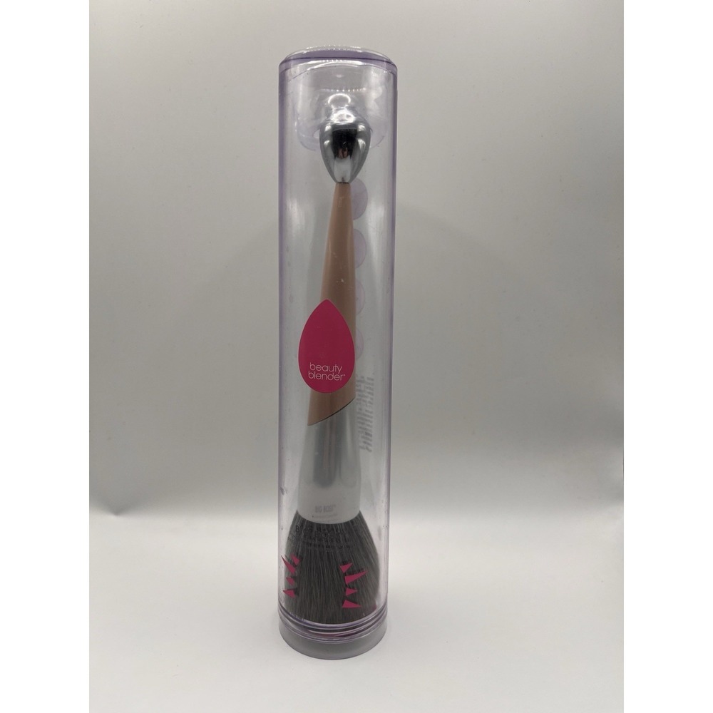 beauty blender Big Boss Make Up Powder Brush & Roller NIB $60 Large Blush Body